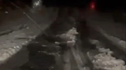 Ardahan'da Şoke Eden Dolu! Yollar Beyaza Döndü!