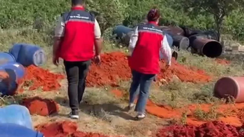Salçada Skandal! 6 Ton Domates Posası İmha Edildi!