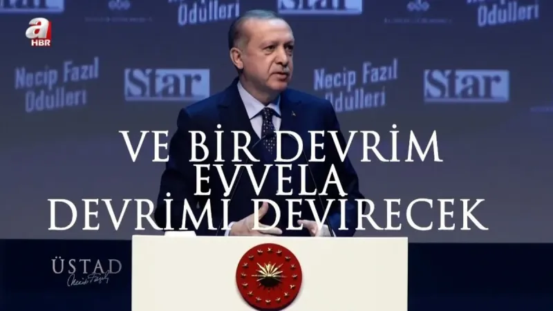 Erdoğan'dan Necip Fazıl Sürprizi: O Şiir Herkesi Ağlattı!