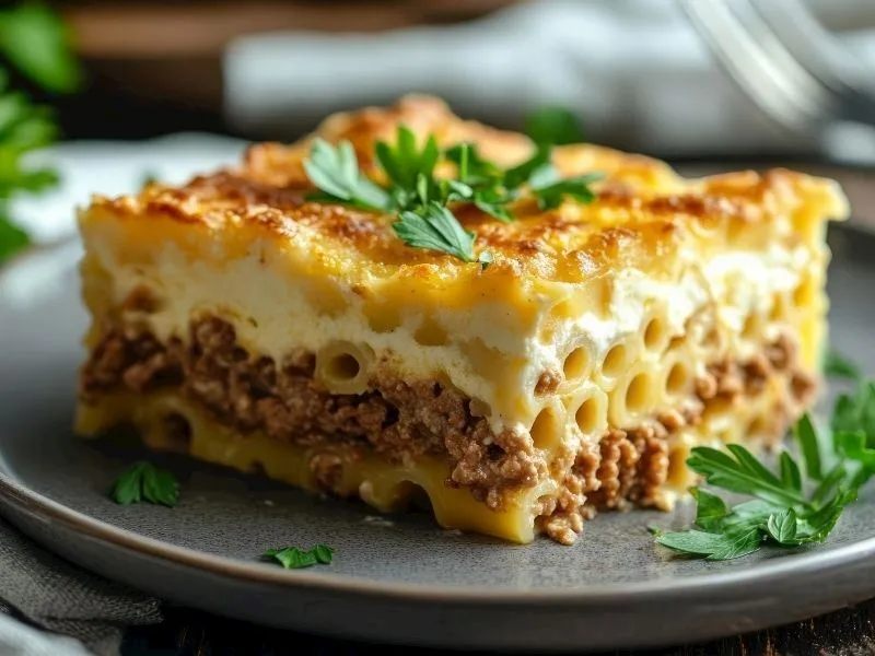 Beşamelsiz Fırın Makarna