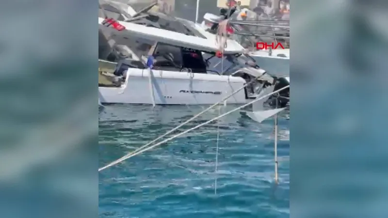 Bodrum'da Tekne Faciası! Yakıt İkmali Sonrası Korkunç Patlama