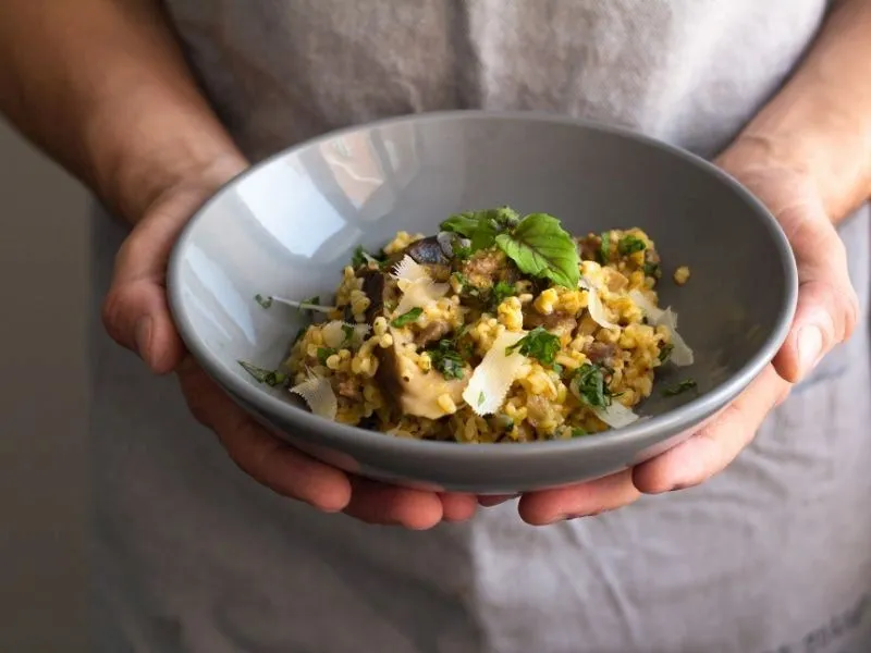 Firik Bulgurlu Risotto: Anadolu Lezzeti İtalyan Dokunuşuyla!