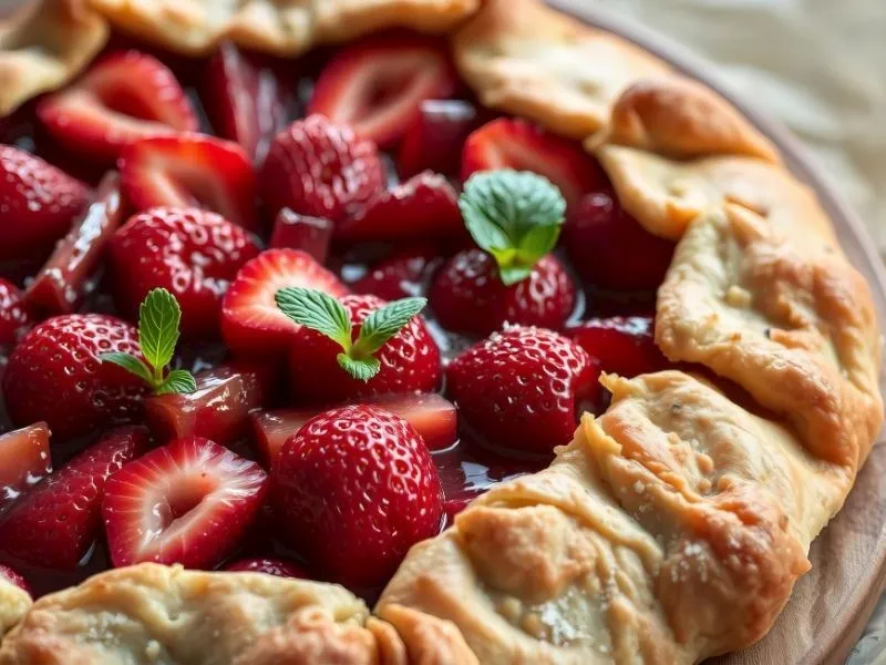 Fit Çilekli Galette: Hem Lezzetli Hem de Sağlıklı!