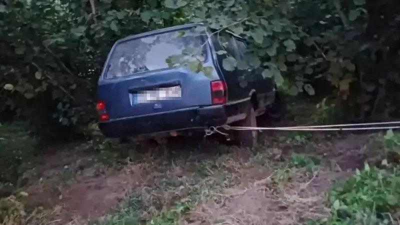 Fındık Bahçesinde Facia! Giresun'da Otomobil Kazası: 1 Ölü, 3 Yaralı