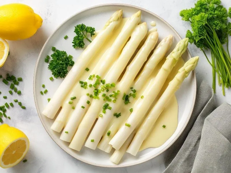 Hollandaise Soslu Kuşkonmaz Tarifi