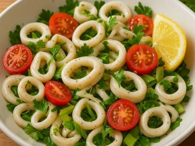 Kalamar Salatası Tarifi: Akdeniz Esintisi Sofranızda!
