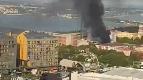 İstanbul Üniversitesi'nde korkutan yangın