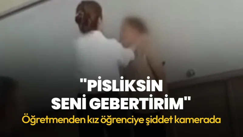 Okulda Şiddet! Öğretmenden Öğrenciye Şok Saldırı!
