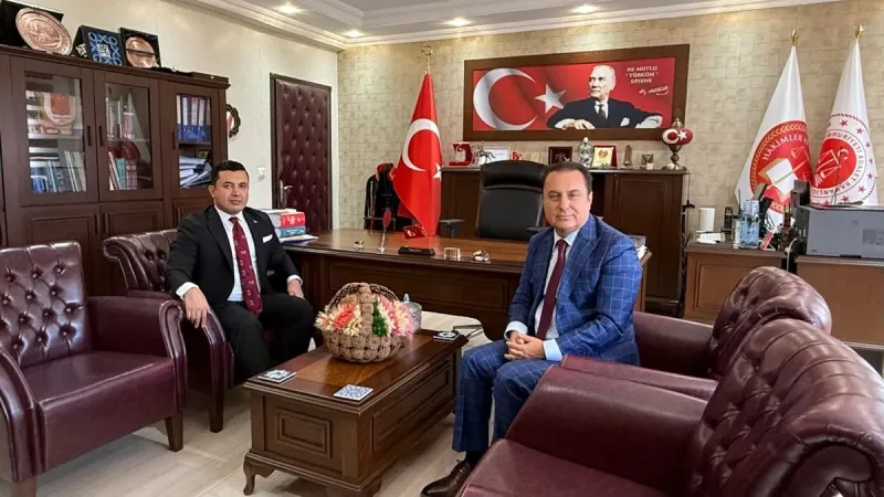 Kaymakam Bozdemir’den, Cumhuriyet Başsavcısı Çatlı’ya veda ziyareti