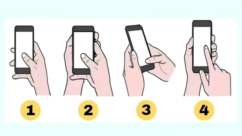 Kişilik Testi: Telefonunuzu tutuş şekliniz gizli kişilik özelliklerinizi ortaya çıkarıyor