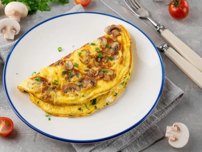 Mantarlı Omlet Tarifi 