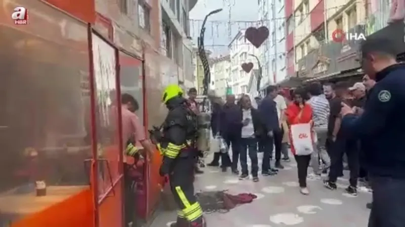 Bolu’da Kafe Yangını: Fritöz Tehlike Yarattı