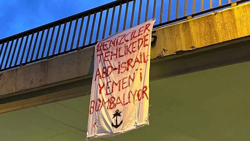 Yemen'de Mahsur Kalan Türk Denizcilere Destek Eylemi! Kadıköy'de Sesler Yükseldi