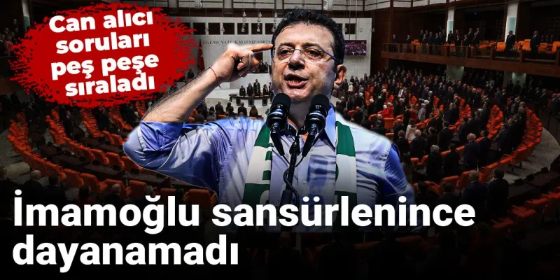 İmamoğlu'na Sansür Şoku! Kavuncu'dan Olay Sorular!