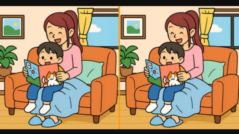 IQ'nu Test Et! Kitap Okuyan Anneler Arasındaki 3 Farkı Bul