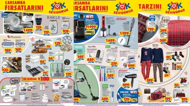 ŞOK İndirim Fırtınası! 22-28 Ekim Aktüel Ürünler Duyuruldu!