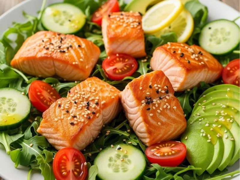 Somonlu Roka Salatası Tarifi