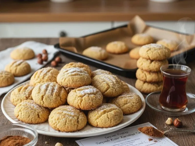 Tarçınlı Fındıklı Kıyır Kurabiye Tarifi