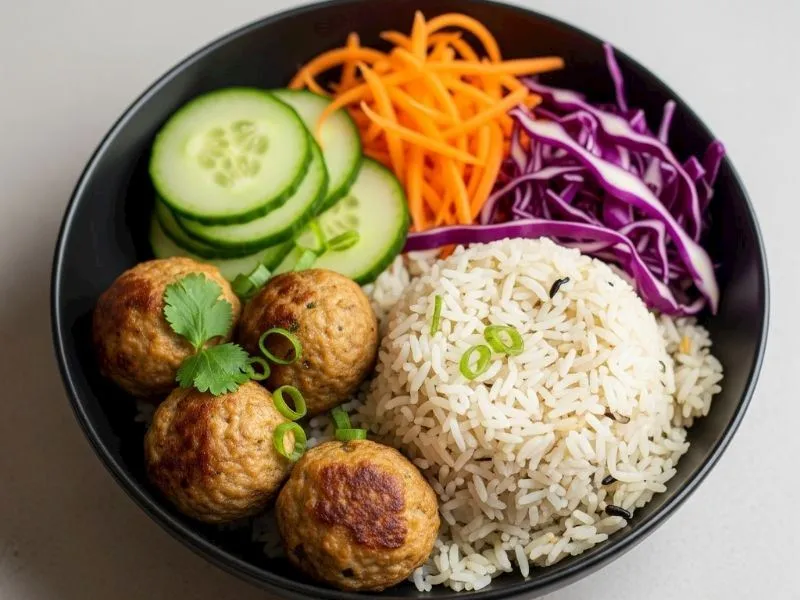 Tavuk Köfte Bowl Tarifi: Doyurucu ve Lezzetli!