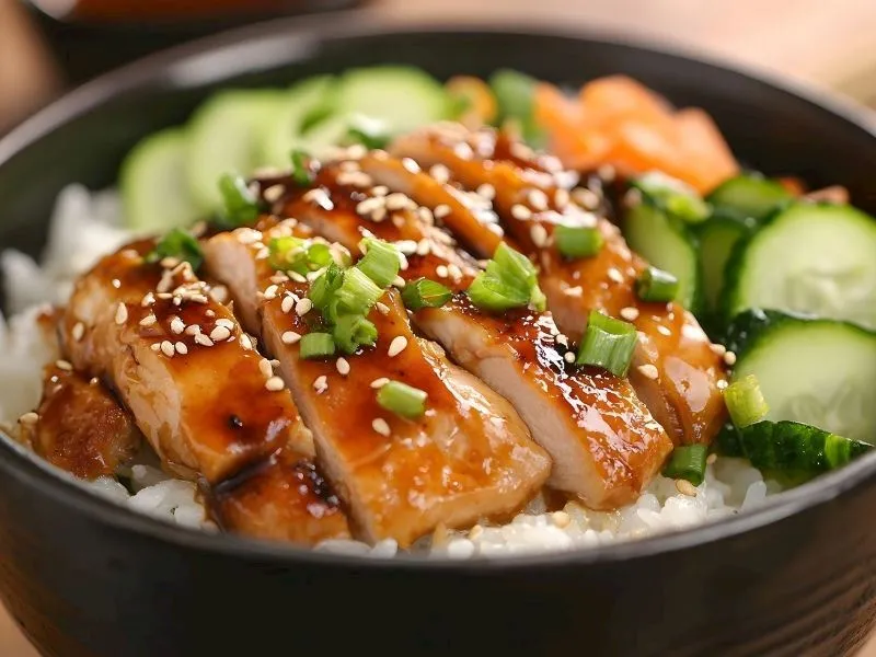 Tavuklu Teriyaki Donburi: Japon Lezzeti Evde!