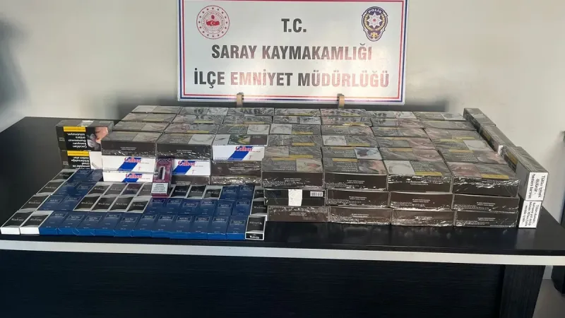 Tekirdağ'da Şok Baskın! On Binlerce Kaçak Makaron Ele Geçirildi!